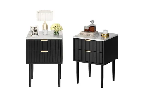 Nachttische Schwarz von UEV