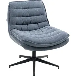 HOMCOM Bürostuhl ohne Armlehnen, breiter Schneidersitz - Bürostuhl mit 65,5 cm breiter Sitzfläche, ideal für Schneidersitz, aus atmungsaktivem Leinenstoff und dicker Polsterung für höchsten Komfort im Home-Office.