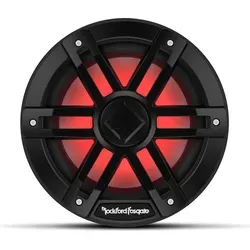 Rockford Fosgate Marine M1D4-8B COLOR OPTIX Subwoofer - KFZ-Lautsprecherboxen mit RGB LED-Beleuchtung, ideal für Marine- und Outdoor-Einsatz, individuell steuerbar über die RF Connect App.
