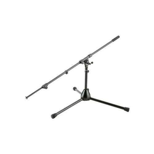 K&M 25500 Mikrofonstativ klein - schwarz - Ständer & Stützen, robustes und praktisches Mikrofonstativ für professionelle Anwendungen - Made in Germany