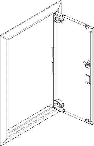 ABN Blendrahmen GBRU15T mit Volltüre von ABN Blendrahmen Frontplatten