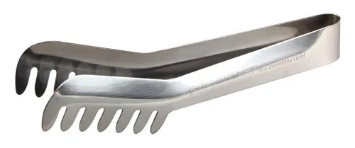 FACKELMANN Servierzange aus Edelstahl 41001 - Praktische Servierzange aus hochwertigem Edelstahl, ideal zum Servieren und Wenden von Speisen in der Küche.