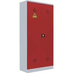 Steelboxx Mehrzweckschrank Umweltschrank 195x91,6cm in rot von Lüllmann