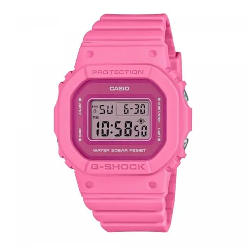 Casio Wrist Watch DIGITAL - Armbanduhr für Damen, wasserdicht bis 200 m, ideal für Sportaktivitäten, mit stoßfestem Gehäuse und fortschrittlichen Funktionen wie Stoppuhr und LED-Beleuchtung.
