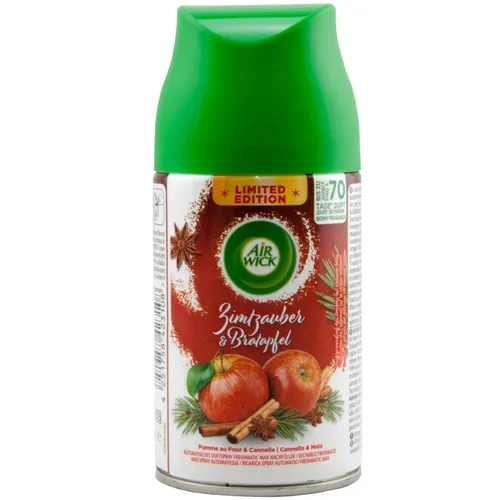 Air Wick Automatic Spray Zimtzauber & Bratapfel 1 x 250ml Nachfüller Winterduft
