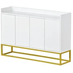 Sideboard , weiß , Maße (cm): B: 120 H: 80