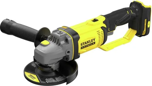 Stanley FatMax 18V Akku-Winkelschleifer SFMCG400B - Schleifmaschinen mit robustem Aluminiumgehäuse und leistungsstarkem Motor für schnelle Ergebnisse, ideal für Trenn-, Schleif- und Schrupparbeiten. Ergonomisches Design für hohen Komfort.