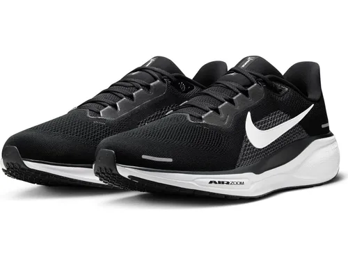 Nike Herren Pegasus 41 - extra breit (4E) schwarz 44.0 - Laufschuhe für Herren, extraweit und atmungsaktiv. Mit reaktionsfreudiger ReactX-Mittelsohle und Air Zoom-Elementen für ein energiegeladenes Laufgefühl bei jedem Schritt.