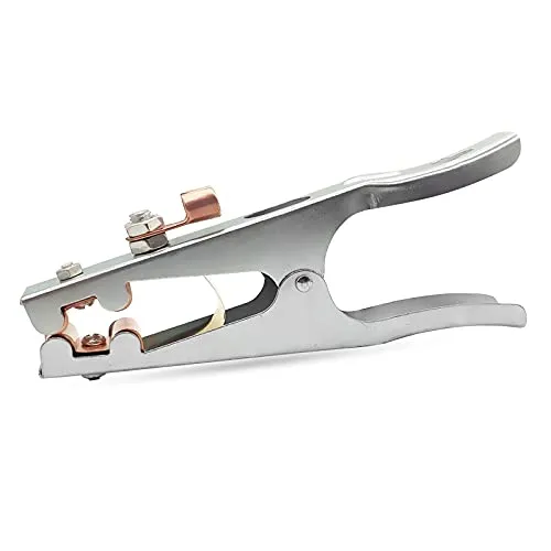 Hwtcjx Erdungsklemme, Masseklemme, Masseklemme Schweißgerät, Hergestellt aus Eisen + Messing, Starke und Langlebige, Professionelle Schweißausrüstung, für die Meisten Schweißgeräte (800A)