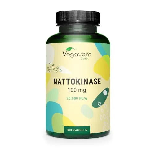 Hochdosierte Nattokinase Kapseln | 20.000 FU/g | Vegavero in beige von Vegavero
