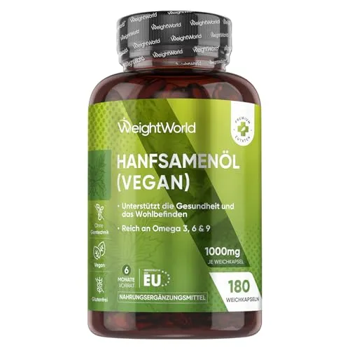 Hanfsamenöl Vegan Softgels