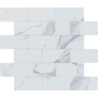 Dalsys Wandpaneele selbstklebend Marmoroptik - 3D-Wandpaneele in Premium Qualität, feuchtigkeitsbeständig und ideal für Bad und Küche - einfach anzubringen und pflegeleicht, für einen stilvollen Look in jedem Raum.