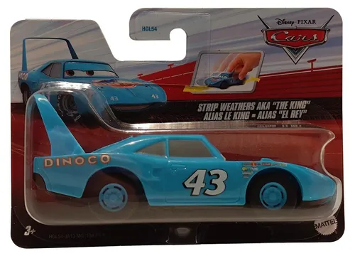 Disney Pixar Cars Disney und Pixar Cards 1:43 Rückziehautos, von den Filmcharakteren inspirierte Spielzeugautos, Auto, 3 Jahr(e), Kunststoff, Blau