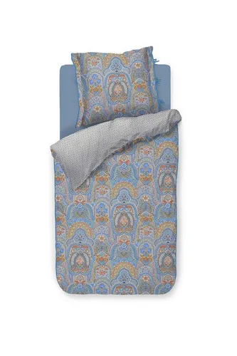 Pip Studio Jabali Flower Bettwäsche in blau von Pip Studio