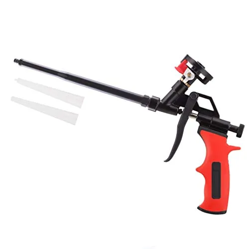 Schaumpistole, selbstreinigende Schaumpistole, PU Expanding Foam Gun, Schaumpistole Teflon beschichtet (PTFE), geeignet zum Abdichten, Füllen, Abdichten, für den Heim und Bürogebrauch