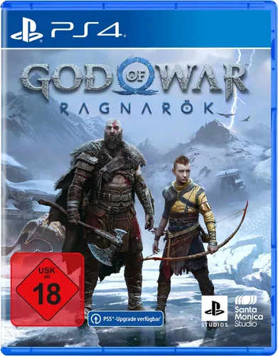God of War Ragnarök - PS4 - Action-Adventure-Spiel für PS4, in dem Kratos und Atreus in atemberaubende mythische Landschaften reisen und sich mächtigen Göttern und Monstern stellen, während sie das Schicksal der Welten herausfordern.