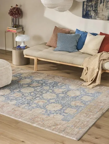 benuta Pop Teppich, Mehrfarbig, 120x170 cm - Orientalischer Teppich, wasserabweisend und GOTS-zertifiziert, perfekt für stilvolle Wohnräume.