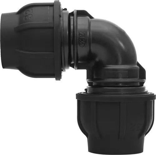Gebo-Plast Klemmverbinder Winkel 90° Ø 90 mm - DN 80 - Gartenbewässerung Zubehör, UV-beständiger Klemmverbinder für Druckrohre, max. Druck bis 16 bar, ideal für Trinkwasseranwendungen.