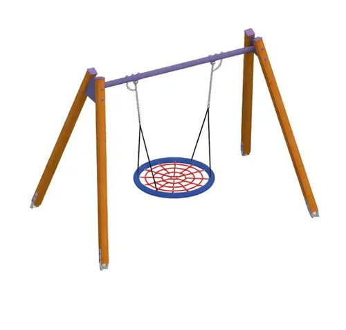 Abenteuerspielplatz Schaukel Wippgerät - Balkenwippe für Kinder - Ideal für Kinder von 1-11 Jahren, fördert die Motorik und den Spielspaß. Modernes Design in Braun, einfache Montage und 2 Jahre Herstellergarantie.