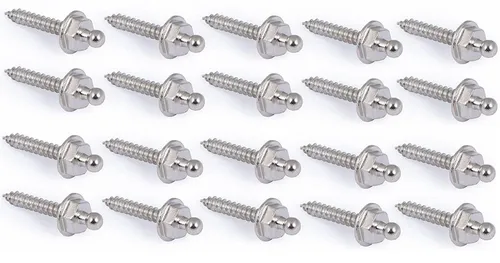 wellenshop TENAX®-Set Schrauben Ø 3,4mm 16mm aus Edelstahl vernickelt