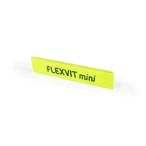 FLEXVIT Mini Rehab (Gelb) - Sehr Leichtes Fitnessband für Rehabilitation, Schonende Aktivierung und Mobilitätsübungen, Perfekt für Einsteiger und Recovery