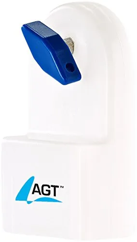 AGT Heizung Entlüfter: Manueller Heizkörper-Entlüfter mit integriertem Wasserbehälter, 80 ml (Heizkörperentlüfter manuell, Heizkörper Entlüfterbox, Auffangbehälter)