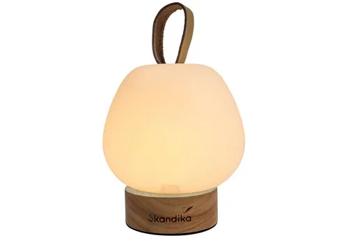 Skandika Campinglampe Gnista | Wiederaufladbare LED Laterne mit 180-210 Lumen - Elektrische Camping-Laterne mit stufenlos dimmbarer Helligkeit und drei Lichtfarben – ideal für Camping und Outdoor-Aktivitäten, bis zu 40 Stunden Betriebszeit!