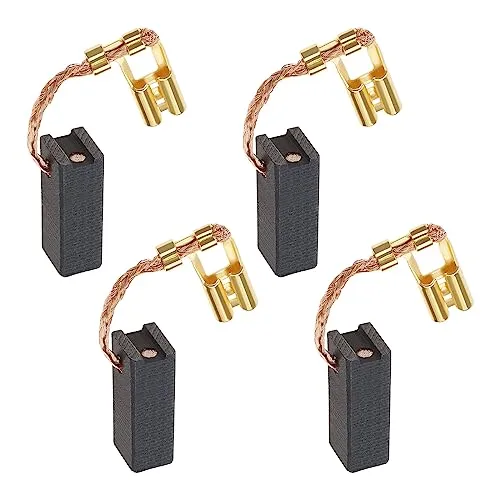 EMSea 2 Paar Kohlebürsten Kompatibel mit Holzher 2410 2411 2420 Bandschleifer Automatischer Stopp 6,4 X 8 X 18 Mm Ersatz-Ersatzteile für Elektrowerkzeuge