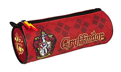 Undercover Gryffindor Schlamperetui - Federmäppchen für die Schule - Stylisches Etui mit Gryffindor Motiv - Schlampermäppchen für Teenager - ideal für den Schulanfang - Harry Potter Fanartikel - rot