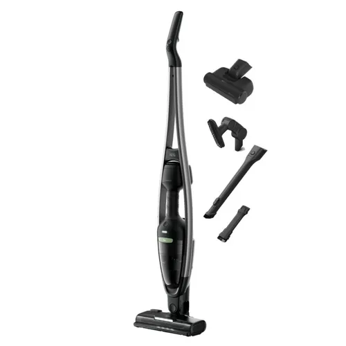 AEG AS 62B25 ÖKO Clean Akku-Staubsauger - Schwarz, kraftvolle Reinigung mit 40 Minuten Laufzeit und 47% Recyclingmaterial