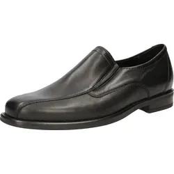 Waldläufer Herren Slipper, schwarz, Gr. 9 - Herren-Schnürhalbschuhe mit weichem Gehcomfort, flexibler Laufsohle und bequemem Fußbett für individuelle Einlagen.
