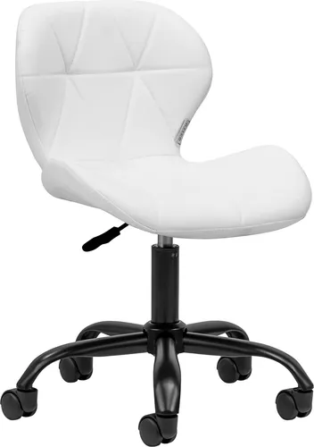 Kosmetikhocker QS-06B schwarz-weiß