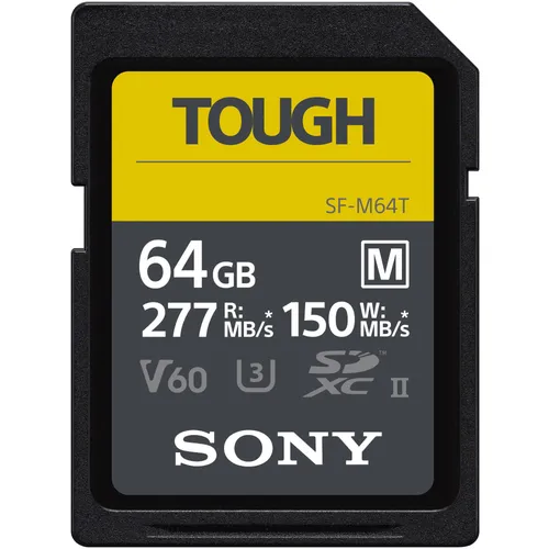 Sony SDXC-Karte 64 GB Cl10 UHS-II U3 V60 TOUGH von Sony