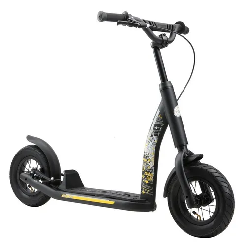 STAR SCOOTER Tretroller für Kinder ab 5 Jahren | 10 Zoll Sport | Schwarz - Hochwertiger Kinderroller mit stabilen 10 Zoll Luftreifen, ideal für jedes Gelände. Der anpassbare Lenker und der schlagfeste Stahlrahmen garantieren Sicherheit und Langlebigkeit.