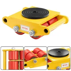 SEVICO Transportrollen 6T Industrieroller Schwerlastrollen Transportfahrwerk F345