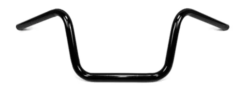 Zoll (25,4mm) Lenker Universell Ape Hanger 22cm Schwarz 1