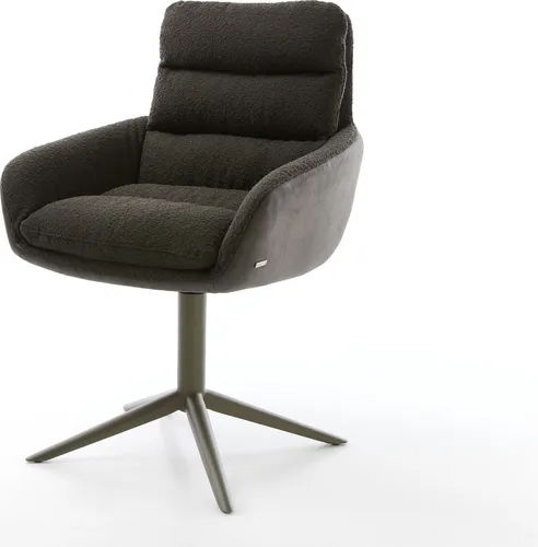 DELIFE Drehstuhl Abelia-Flex mit Armlehnen in schwarz von Delife