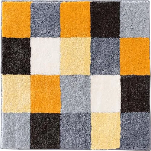 Erwin Müller Badematte Kreta gelb 90x90 cm in gelb von Erwin Müller