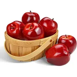 Künstliche Äpfel rot groß 6 Stück von Lorigun - Set mit 6 künstlichen roten Äpfeln aus Styro-Schaum für stilvolle Dekoration. Ideal für Küche, Wohnräume und Fotografie – langlebig und leicht zu platzieren. Größe ca. 6,9 cm Durchmesser, perfekt für kreative Ideen.