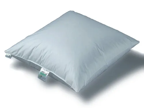 Königin der Nacht Daunenkissen ORIGINAL EIDERDAUNEN 3-Kammer-Kissen, Füllung: isländische neue Eiderdaunen (außen), Seitenschläfer, Rückenschläfer, für Allergiker geeignet