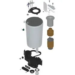 Aufsteckgitter 10/11-700 RAL9016 - 87183401070