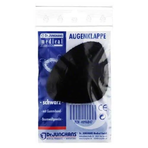 AUGENKLAPPE mit Gummiband schwarz 34000 1 St