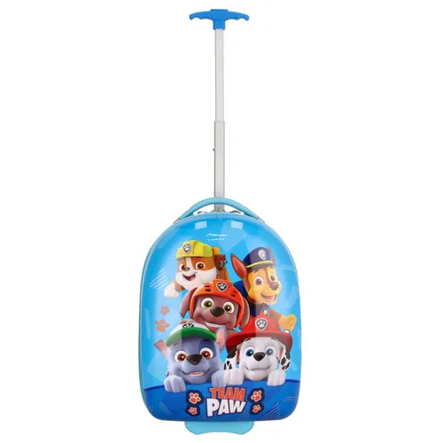 Heys Kinderkoffer Nickelodeon Paw Patrol - 2-Rollen-Trolley 46 cm blau - Trolley für Kinder mit Paw Patrol Design, leicht und robust aus Polycarbonat, ideal für Reisen und Übernachtungen, 26 l Volumen und nur 1,7 kg schwer.