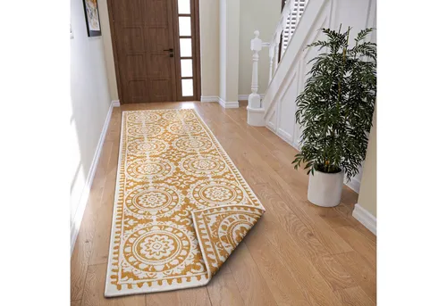 NORTHRUGS Läufer Jardin in gelb von Hanse Home