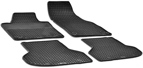 WALSER DirtGuard Gummi Fußmatten für Audi A3 2003-2015 - 100% passgenaue und robuste Gummi Fußmatten für den Audi A3, bieten optimalen Schutz vor Schmutz und Nässe. Pflegeleicht und rutschfest – ideal für jeden Einsatz!