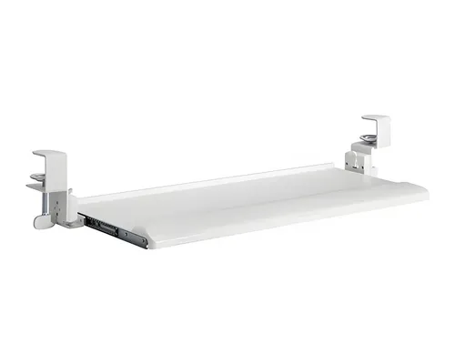 Weiße Untertisch-Tastaturschublade SolidHand-KT08W