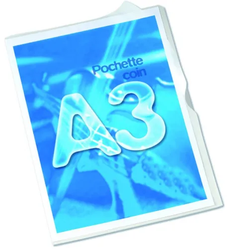 Oxford Sichthüllen DIN A3 Fard'Clair - Prospekt- & Sichthüllen, aus robuster PP-Folie, ideal zum Schutz und zur Präsentation Ihrer Dokumente in A3-Format.