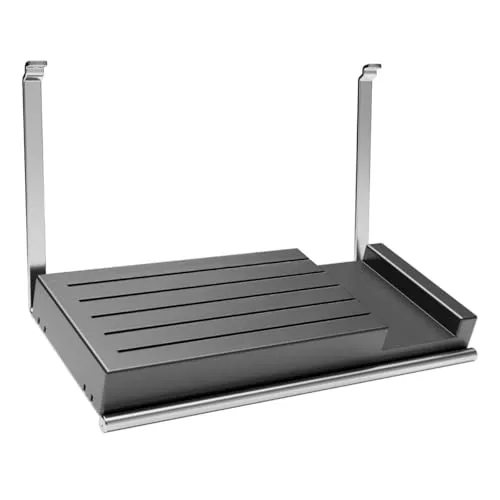 Kesseböhmer Linero style Küchenorganizer-Set 600-1800 mm - Praktisches Küchenreling-Set in Edelstahloptik für individuellen Stauraum. Ideal für Messer, Gewürze und Utensilien – perfekt anpassbar für Ihre Küche!