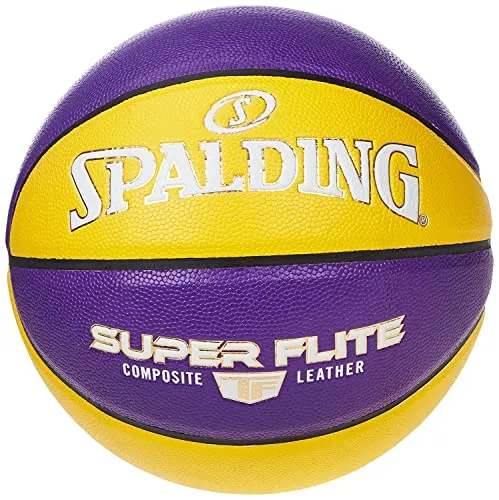 Spalding Super Flite Ball 76930Z, Unisex basketballs, Yellow, 7 EU