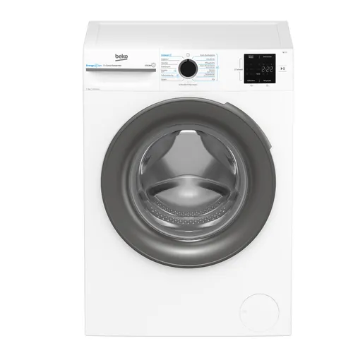 BEKO Waschmaschine BM3WFU4941W1, 9 kg, 1400 U/min - Waschmaschine mit SteamCure Dampffunktion für hygienische Sauberkeit, 15 Programme und ProSmart Inverter Motor für effizienten Betrieb.